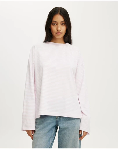 Cotton On - Boxy Long Sleeve Top