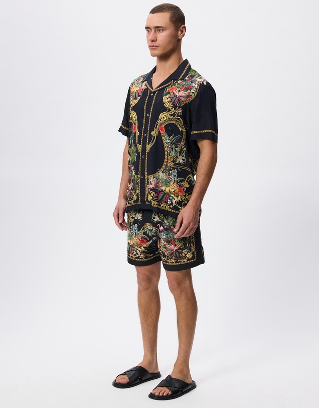 Camilla - Mid Length Boardshorts With Elastic Waist