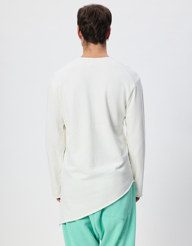 Surrounded By Ghosts - The Phenakite French Terry Assymetrical Hem Jumper