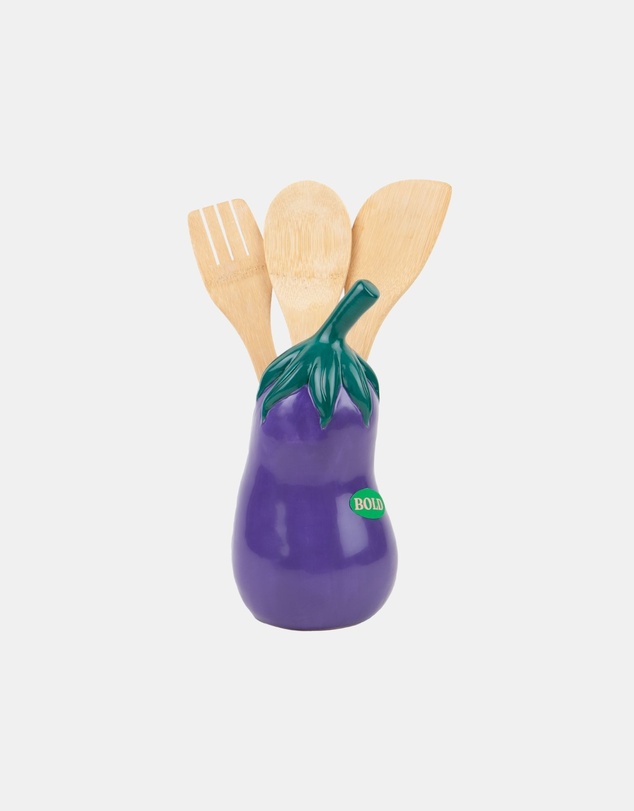 DOIY - Farmers Market Utensil Pot Eggplant