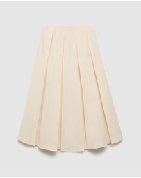 M.N.G - Pleated Midi-Skirt