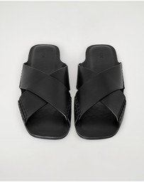 COS - Crossover Leather Sandals - Women's