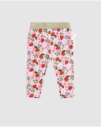 Fleur Harris - 'Hearts Floral' Fabulous Frill Legging in Pink