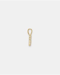 Zoe Olivia - 9K Gold Lab Grown Diamond Initial A Pendant