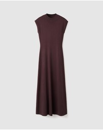 M.N.G - Perkins-Neck Knitted Dress