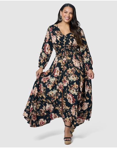 BLACK FLORAL