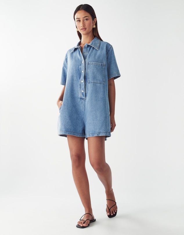 ST MRLO - Denim Playsuit