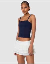 EDIKTED - Looped Neckline Tank Top