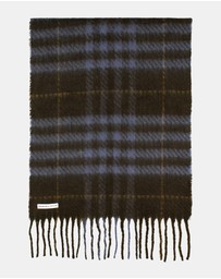 Morgan & Taylor - Hallie Scarf in Chocolate Brown Check