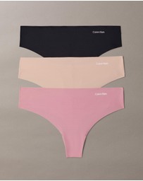 Calvin Klein - 3-Pack Invisibles Stretch Thongs