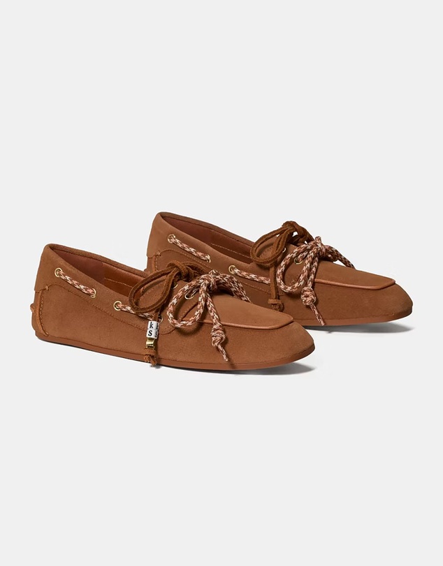 Kate Spade - Know The Ropes Suede Boat Shoes
