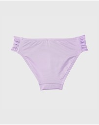 Aqua Blu Kids - Stepping Stones Gathered Side Briefs - Kids