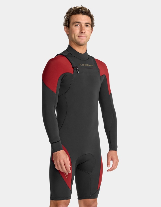 Quiksilver - Mens 2/2mm Mercury Front Zip Long Sleeve Springsuit