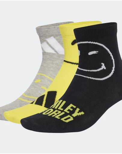 adidas Performance - adidas Smiley 3 Pairs Per Pack Socks Kids