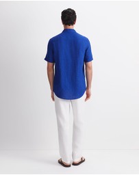 Sportscraft - Short Sleeve Delave Linen Shirt