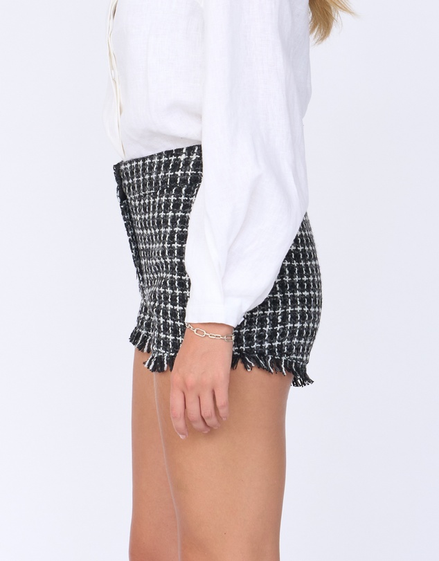 Amelius - Melissa Tweed Mini Shorts