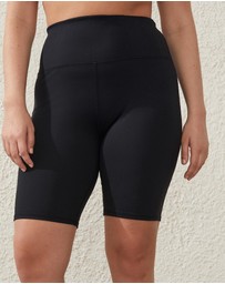 Cotton On Body Active - Highwaisted Mid Length Bike Short