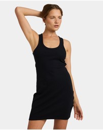 Roxy - Womens Base Rib Dress Mini Dress