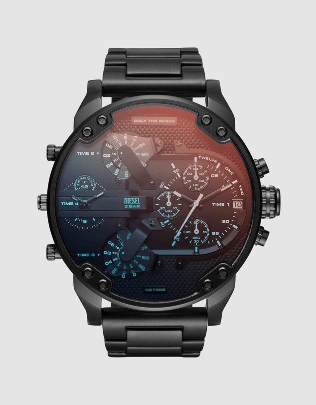 Diesel - The Daddies Series Black Chronograph Watch