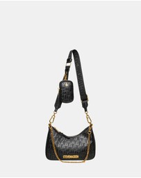 Steve Madden - BVice-E Black Gold Handbag