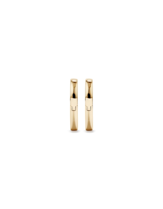 Michael Hill - 11mm Heart Shape Huggie Earrings in 10kt Yellow Gold
