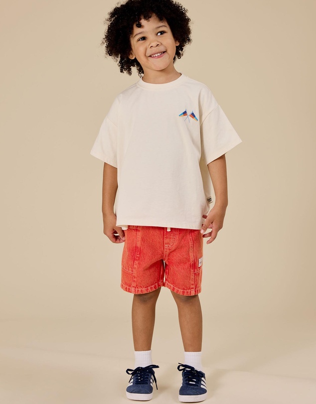 Goldie + Ace - Noah Denim Pocket Shorts - Babies-Kids