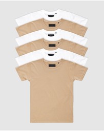 Xander - 6-Pack Blanc Tee