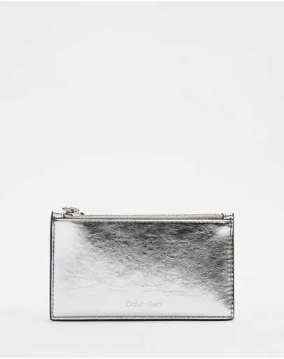 Calvin Klein - 6cc Metallic Zip Cardcase