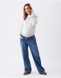 Ripe Maternity - Piper Polo Nursing Knit