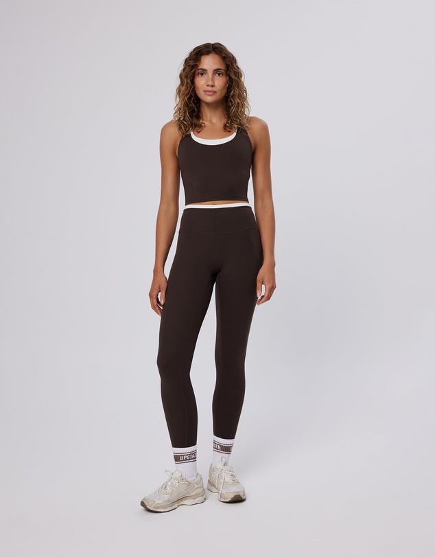 Upstate - Air Sculpt Contrast 7/8 Tight - Espresso