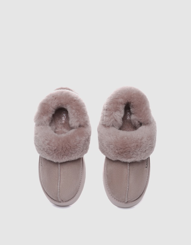 EVERAU - Australian Shepherd Ugg Musa Platform Cow Suede Upper House Shoes