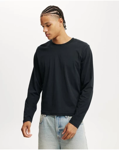 Cotton On - Organic Cropped Fit Long Sleeve