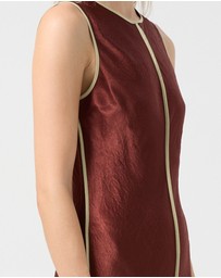 Third Form - Crush Contrast Bind Maxi Tank Dress