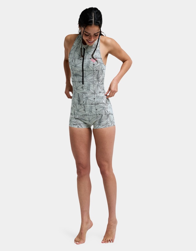 Roxy - Womens Pro Surf Boyleg One Piece Swimsuit