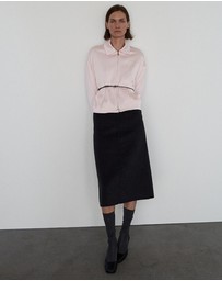 M.N.G - Satin Jacket With Zip