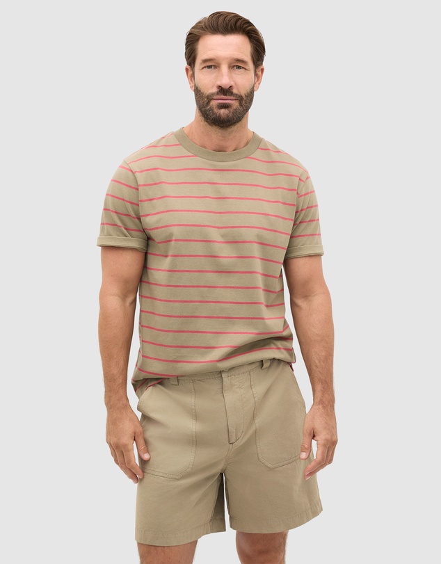 Seed Heritage - Stripe Crew Tee