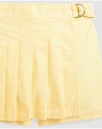 Polo Ralph Lauren - Pleated Cotton Oxford Faux-Wrap Skort - ICONIC EXCLUSIVE (2YRS-6.5YRS)