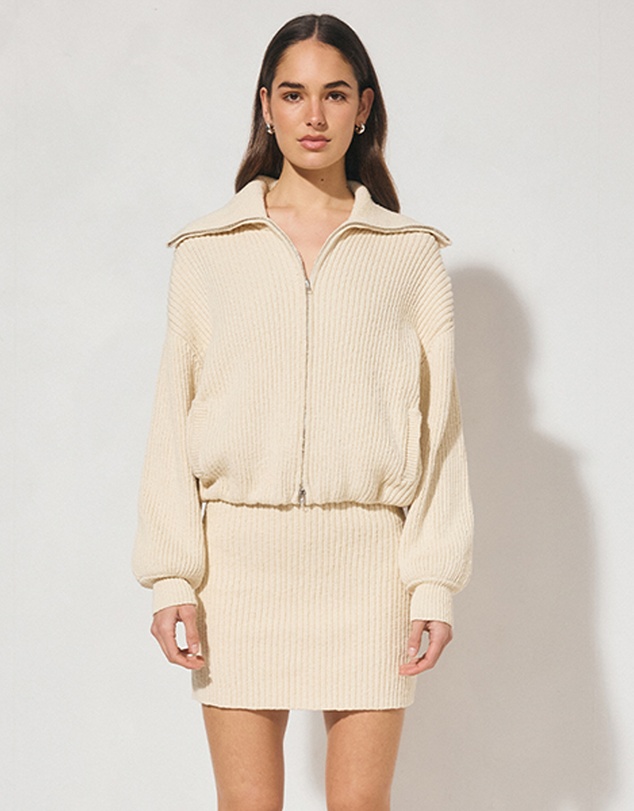 MON RENN - Sonny Knit Bomber Jacket