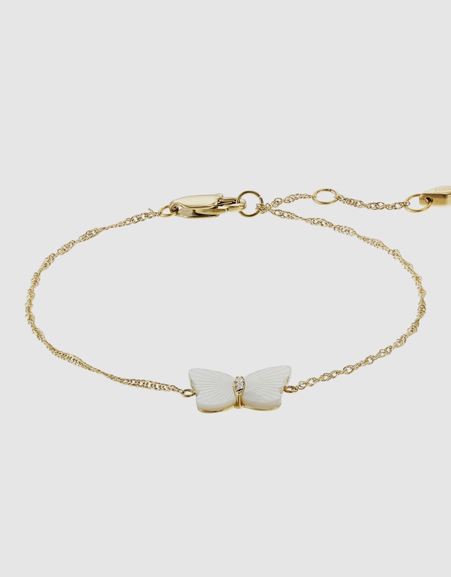 Fossil - Fossil Jewelry Gold Bracelet JF04425710