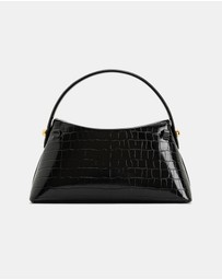 JW PEI - Emma Croc Embossed Box Bag