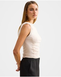 Forever New - Karlie Rib Detail Knitted Top