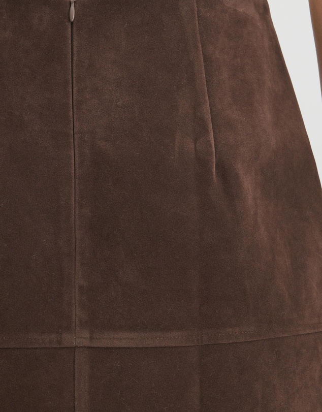 AERE - Anders Suede Look Mini Skirt