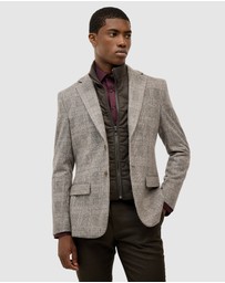 Politix - Benjamin Check Blazer With Removable Gilet