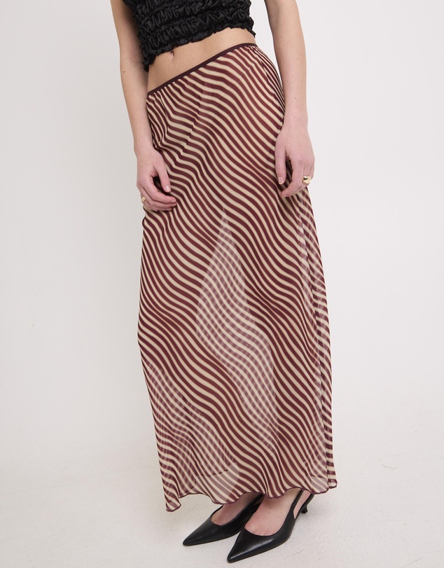 Alice In The Eve - Celly Sheer Maxi Skirt