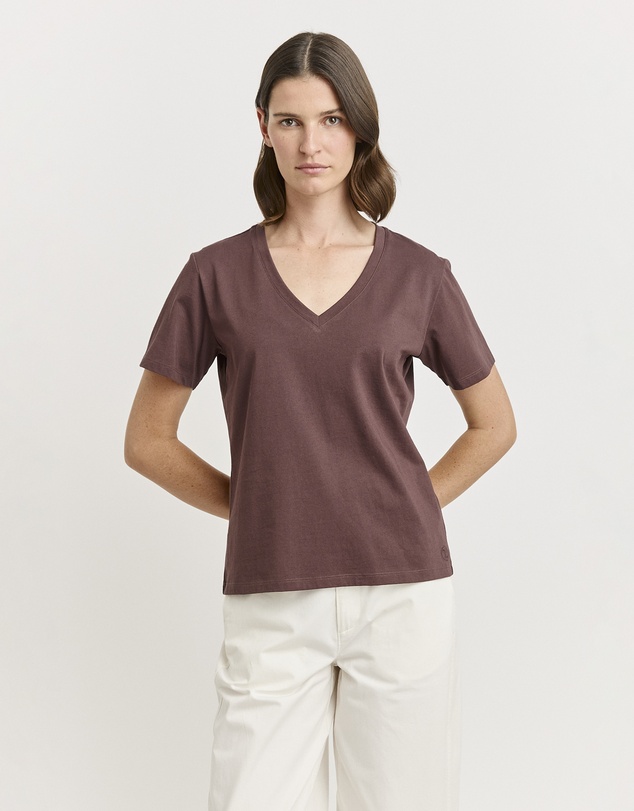 Toorallie - V-Neck Organic Cotton Tee