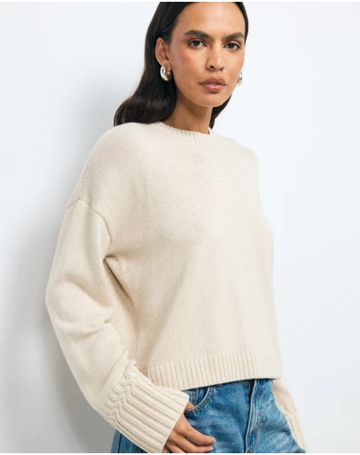 AERE - Kiana Cotton Cashmere Jumper