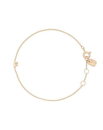 YCL  - Bubble Initial Bracelet F