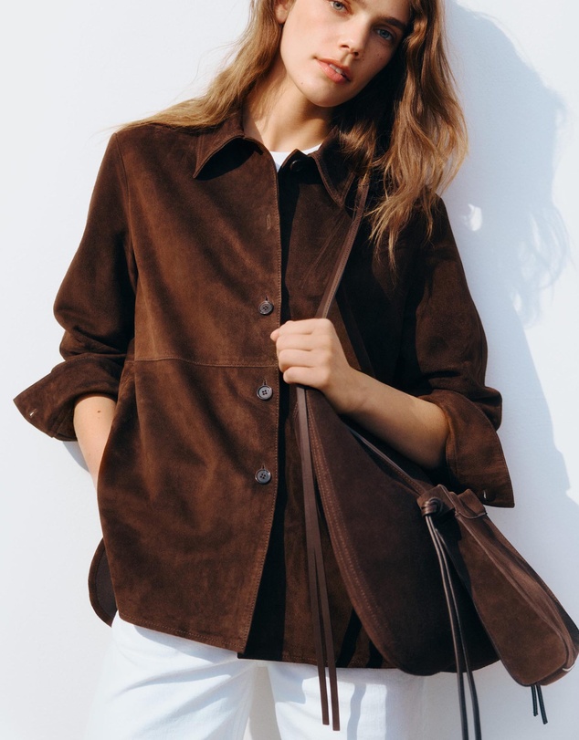 ARKET - Suede Crossbody Bag