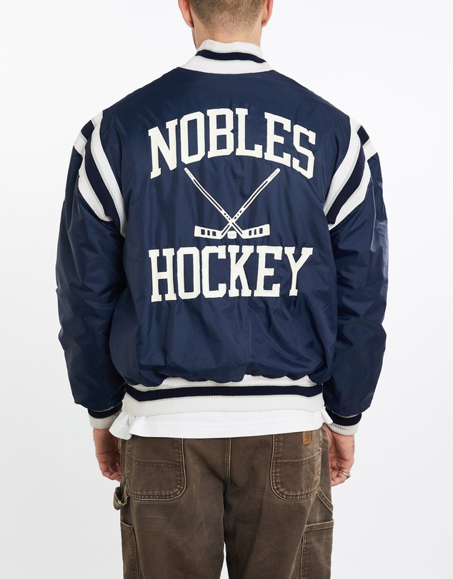 Vintage by The Real Deal - Pre Loved - Vintage 90s Nobles Ice Hockey Bomber Jacket