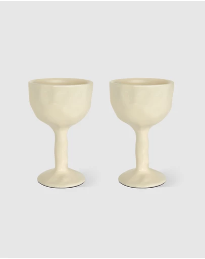 Black Blaze - Drift Goblet Pair